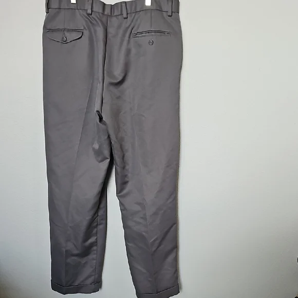 Dockers Recode Men's Gray Dress Pants With Cuffed Hem Waist 38 - Picture 8 of 9